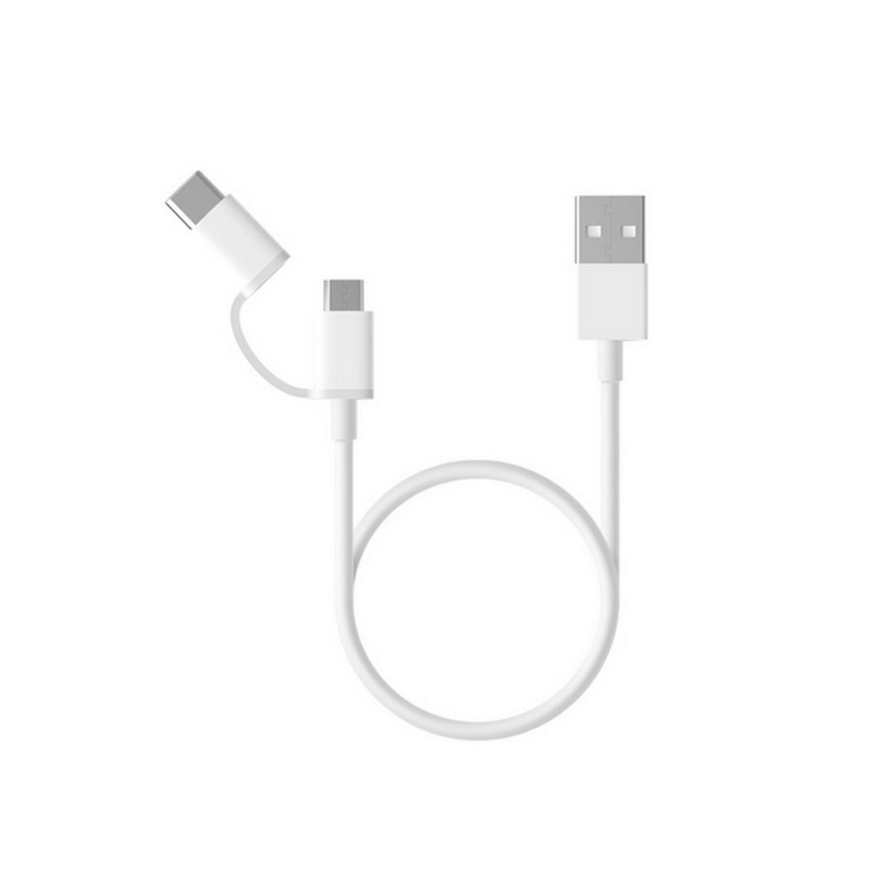 SJV4082TY - Интерфейсный кабель, Xiaomi, Micro USB and Type-C SJV4076CN/SJV4082TY 100 cm, Белый