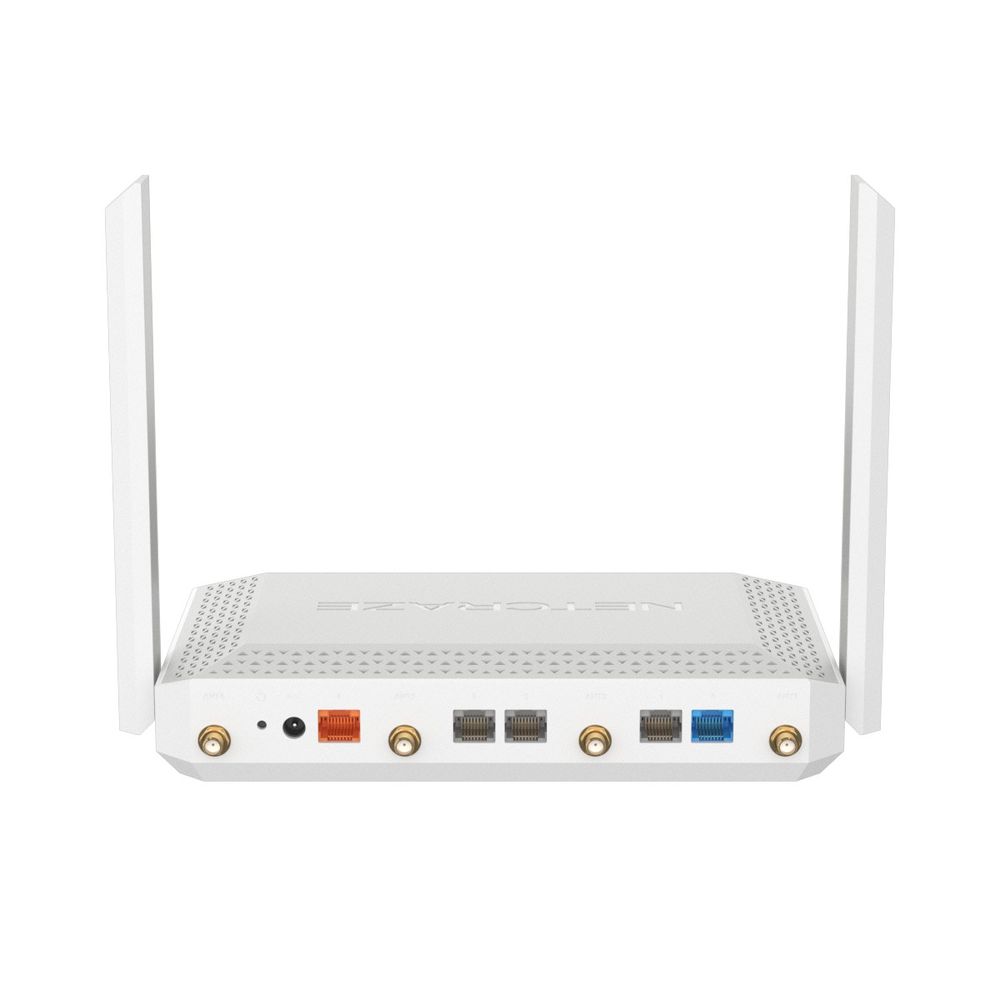 Маршрутизатор NETCRAZE (Keenetic) Netcraze Hero 5G (NC-4110)  Мультигигабитный интернет-центр с модемом 5G, двумя слотами для SIM-карт, Mesh Wi-Fi 6 AX3000, Smart- коммутатором 1×2.5G и 4×1G, многофункциональными портами USB 3.0 и 2.0
