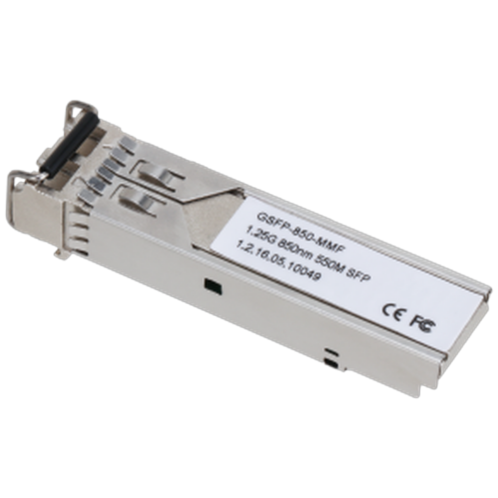 GSFP-850-MMF - Трансивер, Dahua, GSFP-850-MMF, Индустриальный, 1000BASE-FX, 850нм, LC коннектор, Duplex, многомодовый, 550м