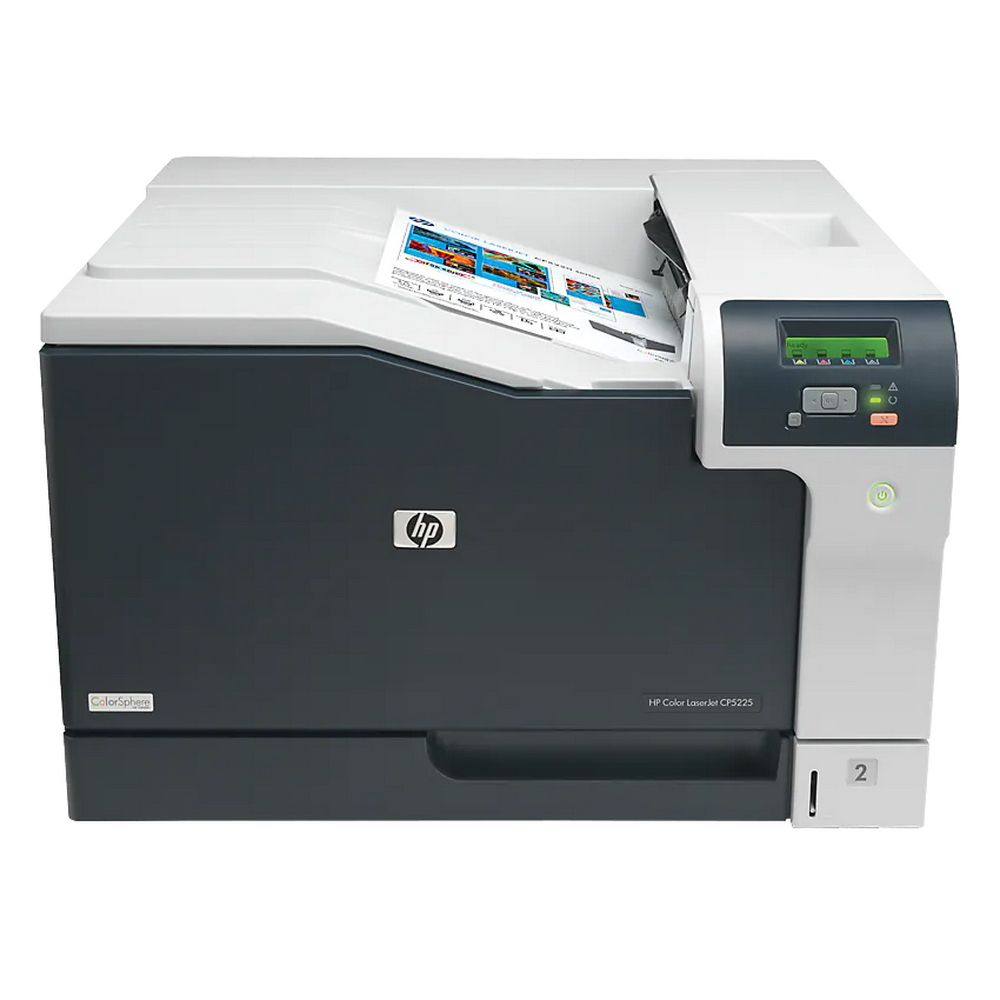 Принтер HP Bad Pack Color LaserJet Pro CP5225N A3, лазерный, цветной, 20стр/мин, 600dpi, 540МГц, 192Мб, 350+100, USB/Ethernet, (CE711A)(971412) bp