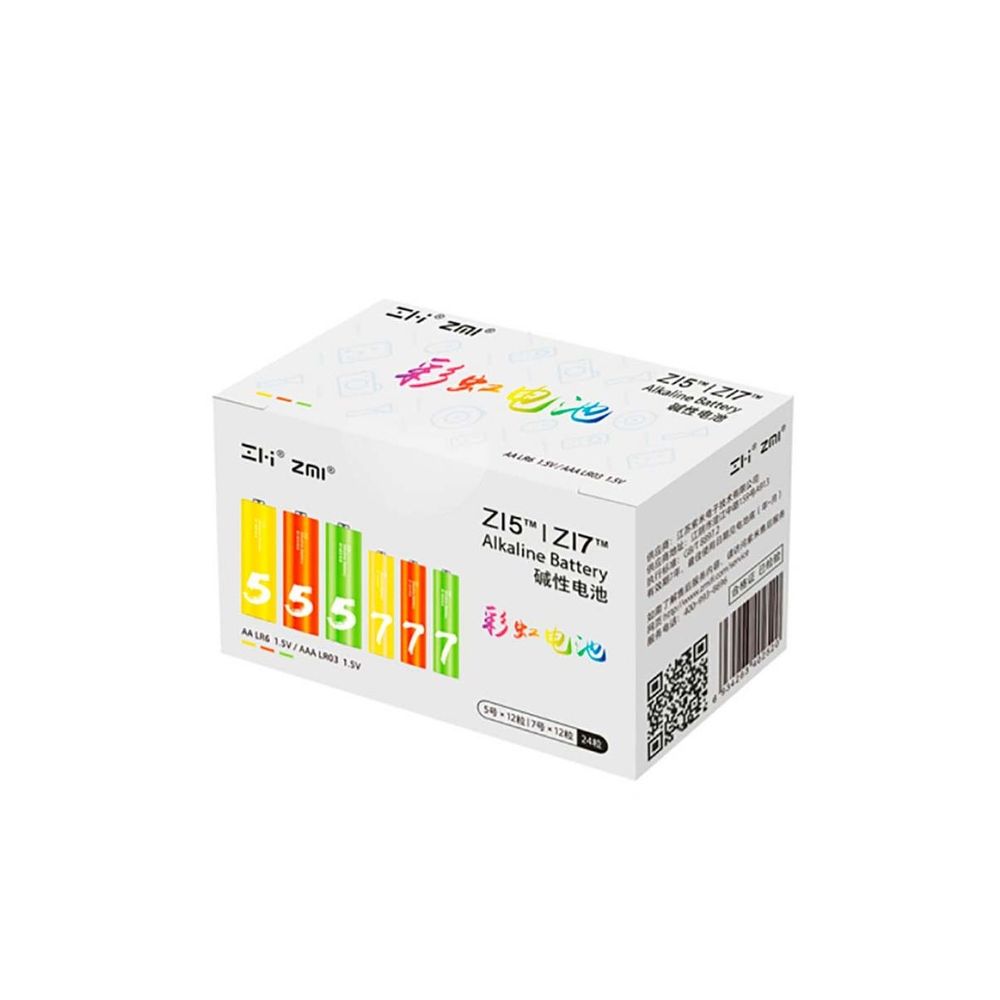 Батарея Xiaomi Alkaline battery (12pcs ZI5+ 12pcs ZI7) 

 