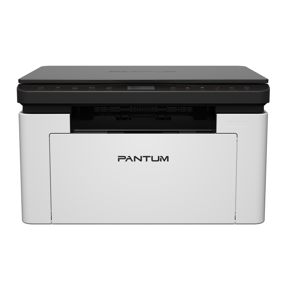Pantum BM1800W A4, МФУ, лазерный, черно-белый, 18 стр/мин, 600x600dpi, 800МГц, 128Мб, WiFi/USB, 700стр/картридж, белый корпус (картридж TL-C2318H)(BМ1800W)