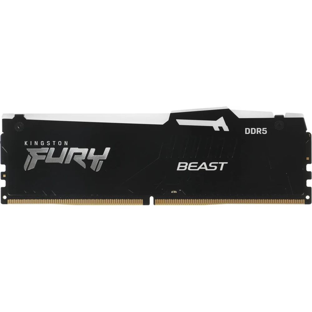Модуль памяти Kingston KF560C36BBE2AK2-64 DDR5 64Gb 6000Mhz CL36 K2 Kingston Fury Beast RGB кит 2x32Гб
