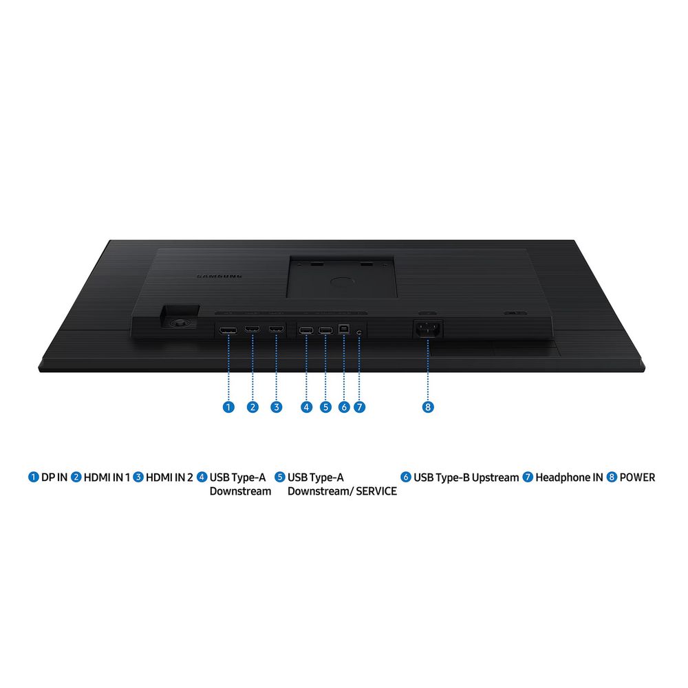 Монитор 27" SAMSUNG S27D400GAI S4 S40GD FHD  IPS, 1920x1080, 100Hz, 5ms, 250сd/m, 1000:1,  | 2xHDMI(1.4), DP(1.2), 2xUSB2.0 | HAS, Pivot, Swivel, InPSU, Vesa 100, Black