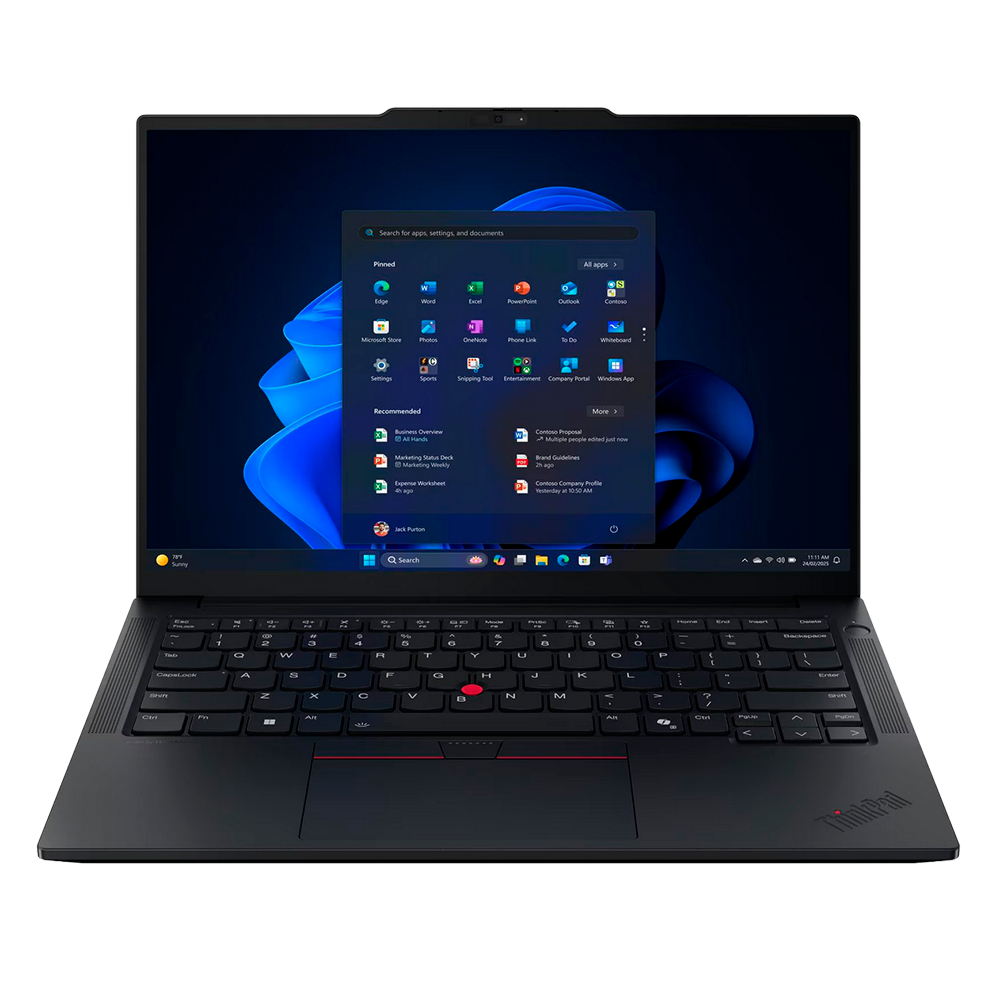 Ноутбук ThinkPad E14 Gen 7 14″ WUXGA (1920×1200) IPS 300N, Core 5 210H, 16GB DDR5-5600, 512GB SSD M.2, Int Graphics, WiFi6E, BT, TPM2, FPR, FHD+IR Cam, Kb Ru/Eng, Cam, 48Wh, 65W USB-C, NoOS, 1Y, 1.4kg