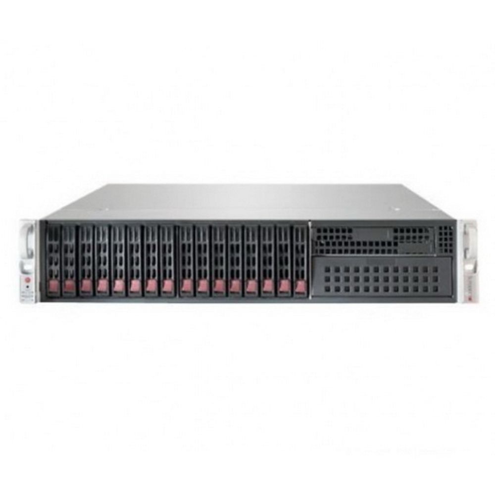 Платформа системного блока SuperMicro SYS-2028R-TXR Intel® Xeon® processor E5-2600 v4/ v3 Dual Socket R3 (LGA 2011) 16x 288-pin DDR4 DIMM slots Intel® C612 chipset SATA3 (6Gbps) with RAID 0, 1, 5, 10 Intel® i350 Dual Port Gigabit Ethernet