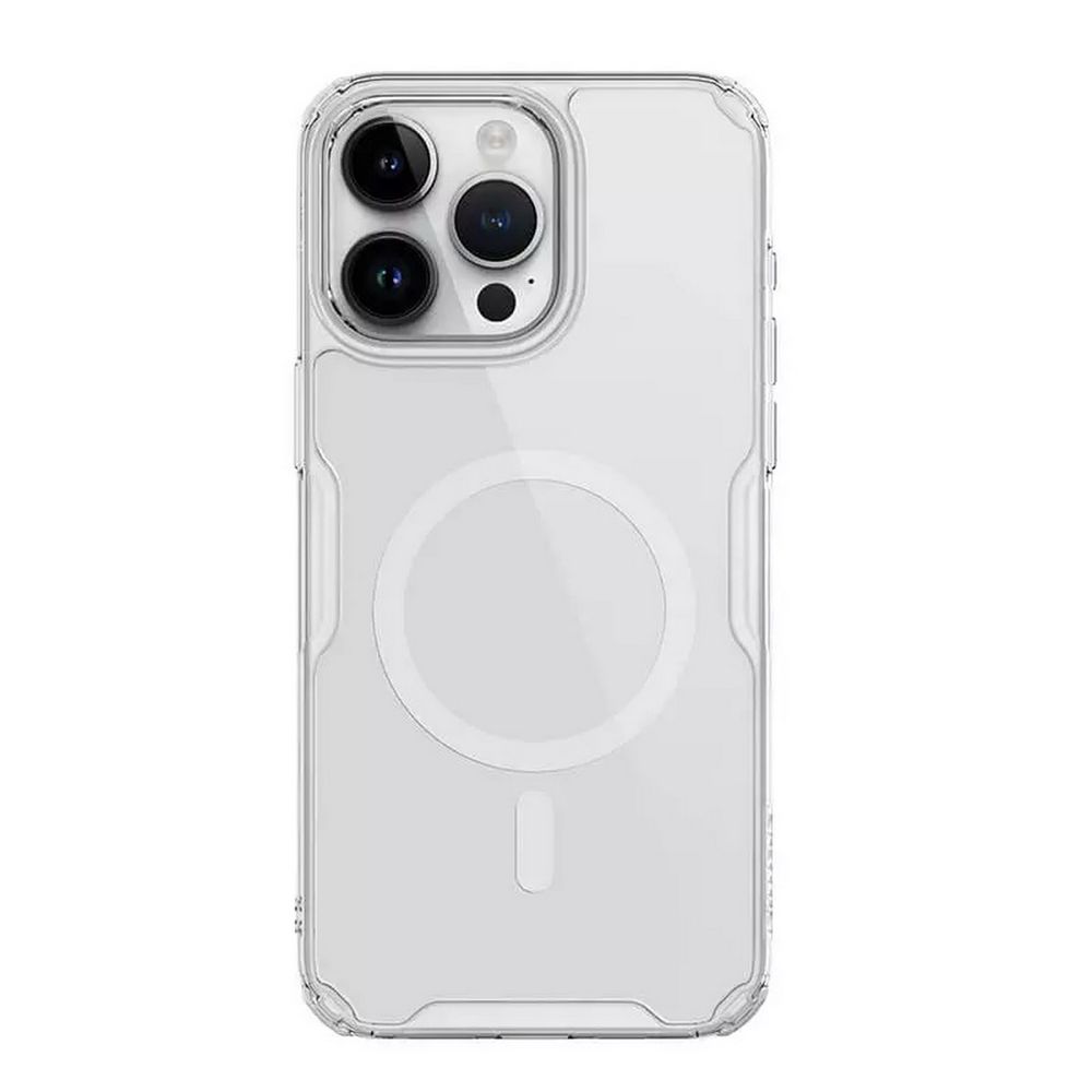 Чехол Nature TPU Pro Magnetic Case, White, (iPhone15 Pro Max)