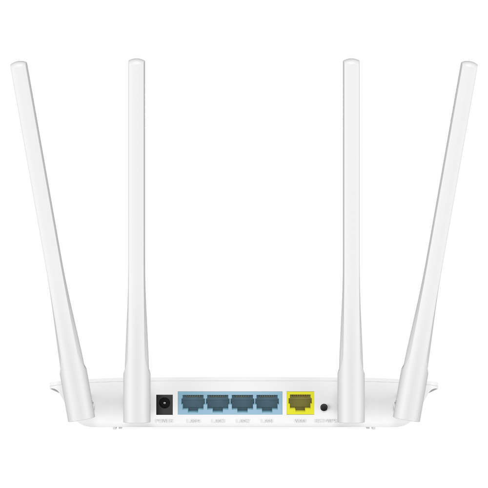 Маршрутизатор CUDY AC1200 Wi-Fi Router Dual Band, Chipset MediaTek, 802.11ac/a/b/g/n, 867Mbps at 5GHz + 300Mbps at 2.4GHz, 5 × 10/100Mbps Ports, WiFi router/AP/ Repeater/WISP Mode,4  5dBi fixed antennas, WPA3, Guest network, WPS, DDNS, VPN Client, IPv6,TR069/TR098/TR111/TR18
