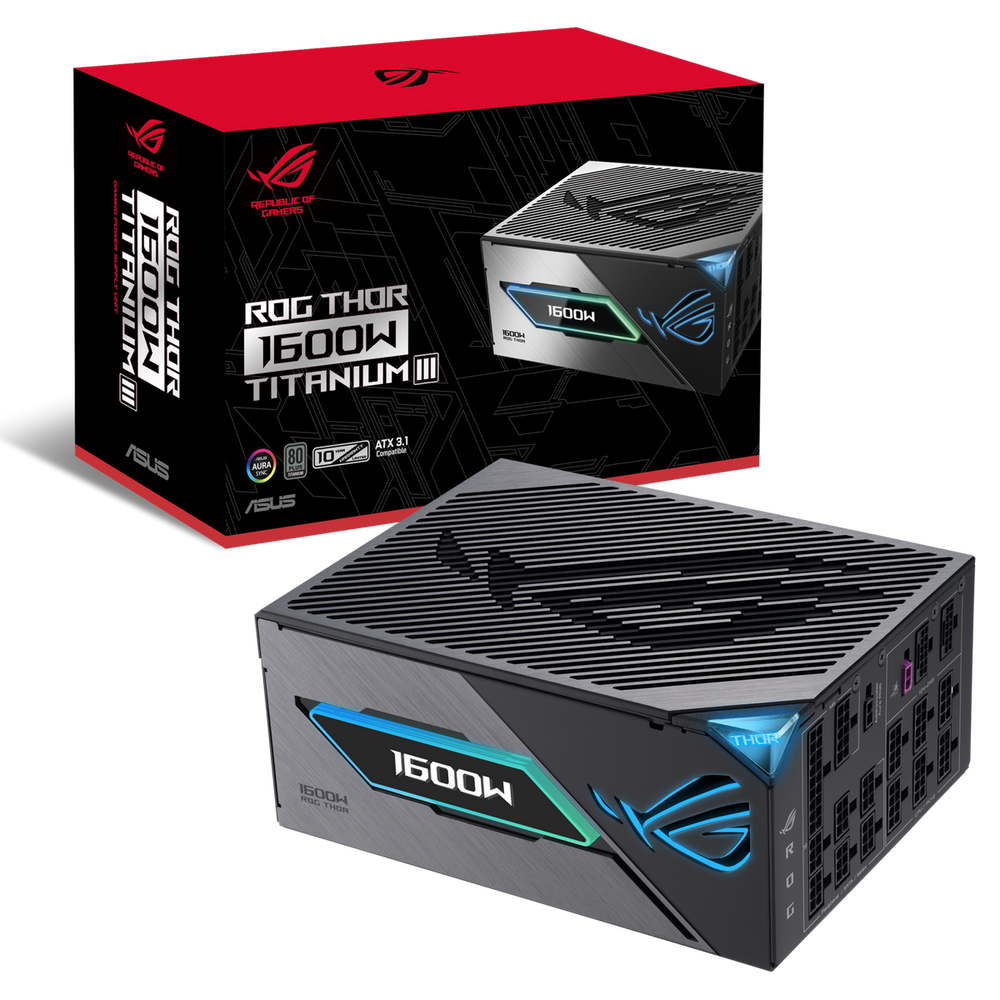 Блок питания Asus 1600W ROG-THOR-1600T3-GAMING (90YE00V1-B0NA00) 16 Pin (PCIe 5.0 Connector Cable Details)