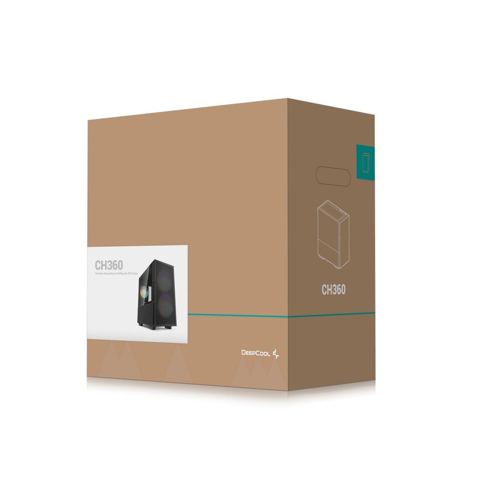 Корпус Deepcool CH360 R-CH360-BKAPE3-G-1