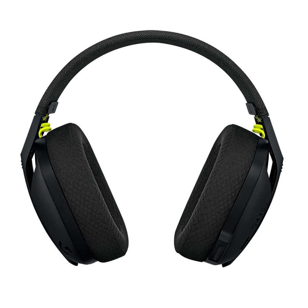 Гарнитура игровая Logitech G435 Black черная, беспроводная, накладной тип, дифузоры 40мм, 20 Гц - 20 кГц, USB Lightspeed + Bluetooth, кабель для зарядки USB-C - USB-A