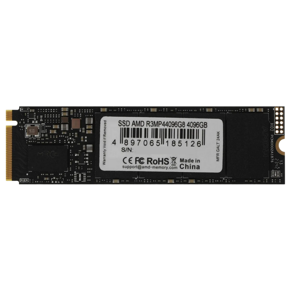 Твердотельный накопитель SSD AMD Radeon M2.2280 4TB R3 Series