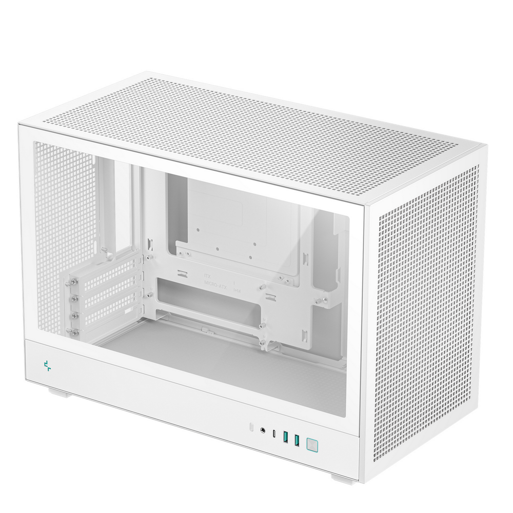 Корпус для ПК Deepcool Bad Pack CH260 WH mATX, USB3.0X2, USB-C Gen2X1, AudioX1, 3.5"X1, 2.5"X1,TG, White