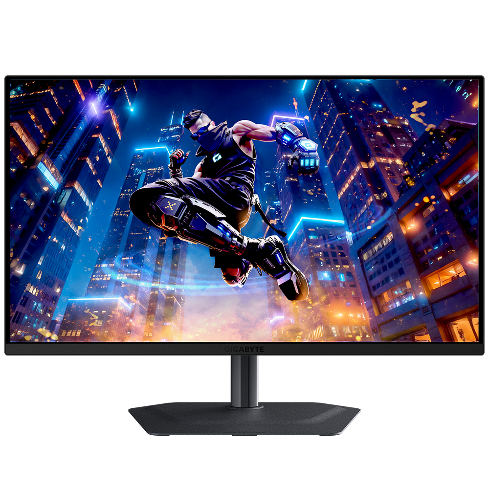 Монитор Gigabyte 27" MO27Q3 EK черный QD OLED LED 16:9 HDMI M/M матовая HAS Piv 1500000:1 250cd 178гр/178гр 2560x1440 360Hz G-Sync FreeSync Premium Pro DP QHD 6.55кг