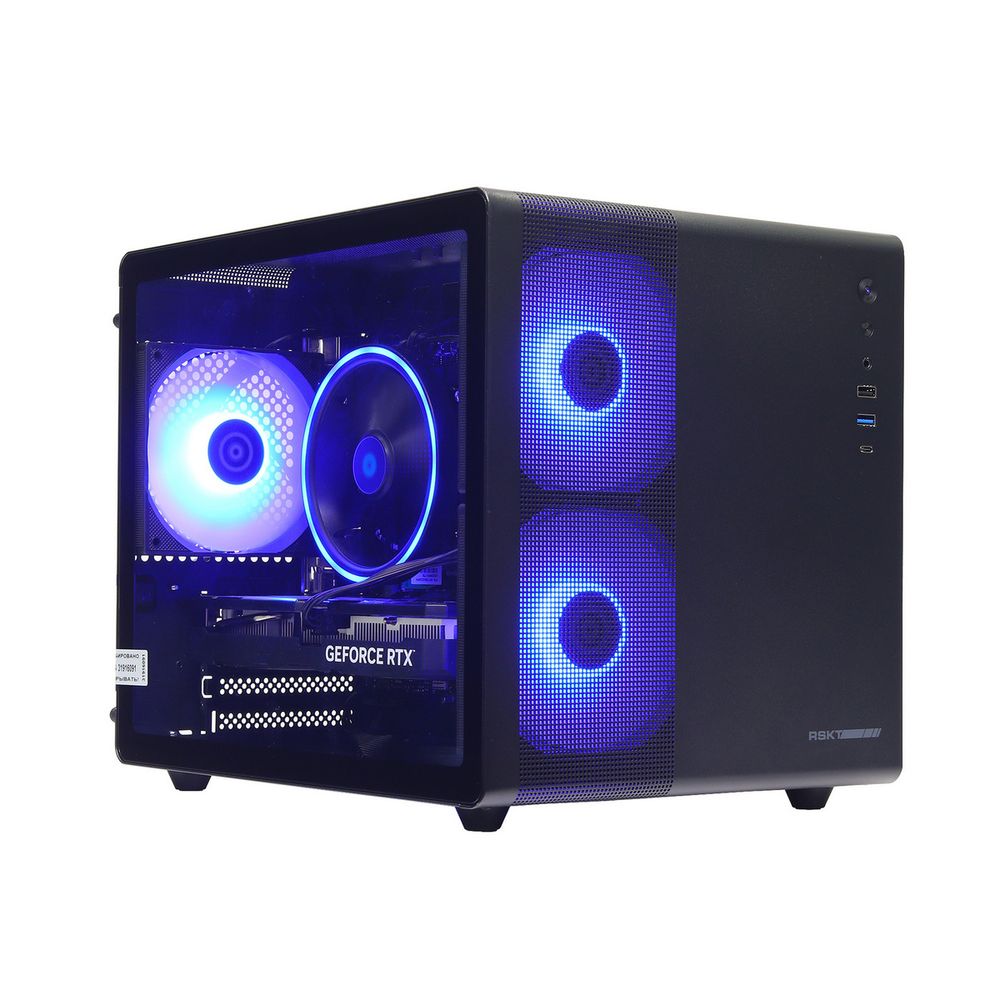 Компьютер Raskat STRIKE 520 (Intel Core i5-12400F, RAM 32GB, SSD 1Tb, NVIDIA RTX 4060 8GB, noOS, black)