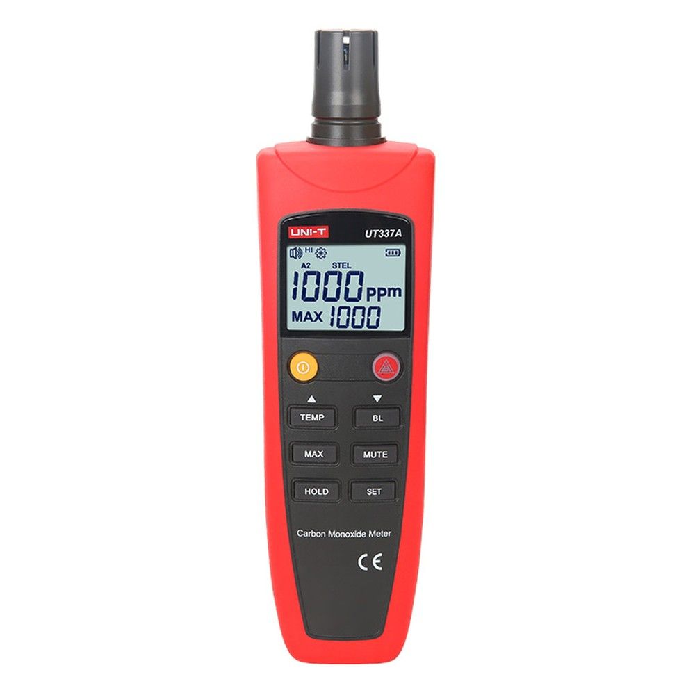 Детектор UNI-T UT337A, CO, 0–1000ppm