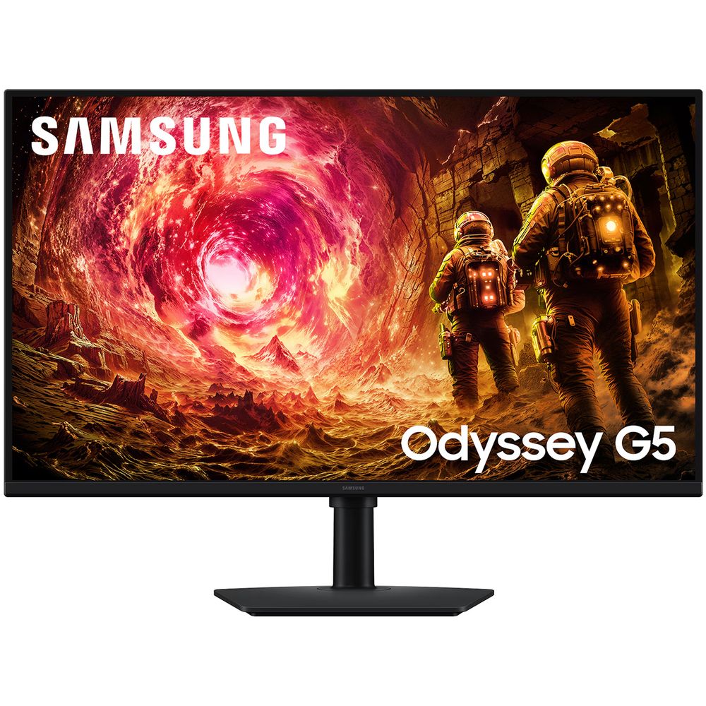 Монитор Samsung 32" Odyssey G5 G50F S32FG502EI IPS 16:9 2560x1440x180Hz 1ms 300cd 1000:1 178/178 1,07 млрд DP; HDMI HAS Pivot Tiltl БП внешн VESA Black