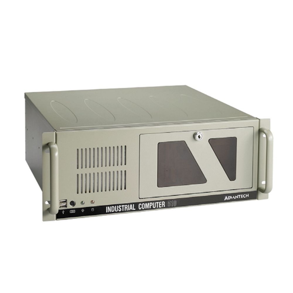 Корпус Advantech IPC-510BP-00XBE 4U Rackmount Chassis, ATX, Отсеки: 3*5.12 + 2*3.5", 14xFullHeight ExpSlots, 1x fan Размер (ШВГ): 482x177x450mm