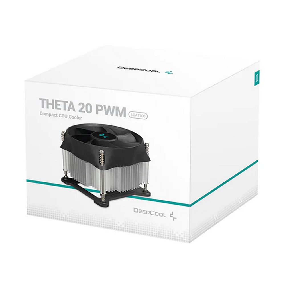 Вентилятор Deepcool THETA 20 PWM 1700 (Height 66mm, Fan 100mm, 500-2400±10% rpm, <31.1dB(A), 4-pin, TDP < 65W,  Al, Screw, Intel LGA1700) {36} (727675)