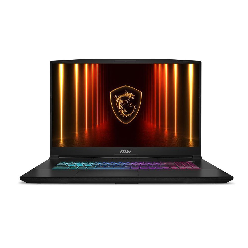 Ноутбук MSI Katana 17 B2RVEK-1617XRU Core 7 240H 16Gb SSD1Tb NVIDIA GeForce RTX4050 6Gb 17.3" IPS FHD (1920x1080) FreeDOS black WiFi BT Cam (9S7-17L591-1617)