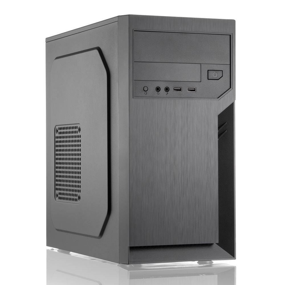 Корпус FoxLine Case Foxline FL-702 |FL-702-FZ450| , mATX, 1x5.25EXT, 1x3.5EXT, 2x3.5INT, 2xUSB2.0, HDA, w/o FAN, |FL-702-FZ450| w/450W ATX PSU, w/1.2m EU pwr cord, (970597)