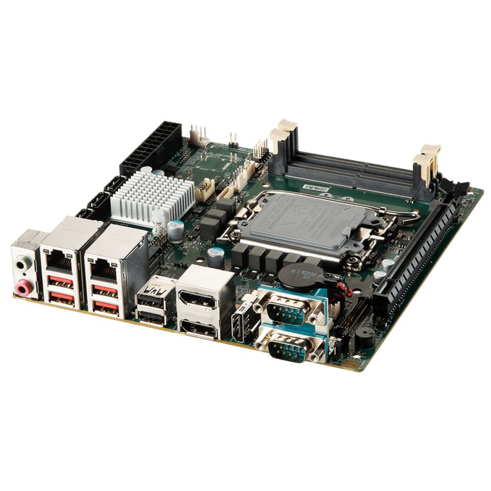 Материнская плата MSI MS-CF02-H610E MS-CF02\601-CF02-020\801-CF02-006 10 OPT:A Intel Raptor Lake-S,H610E,2*DDR4 SO DIMM, 1*HDMI,2*DP,1*eDP,1*LVDS,1*M.2 E key,1*M.2 M key, ,1*PCIe x16,2*2.5GbE LAN, 3*SATA 3.0,4*USB 3.2,4*USB 2.0, 4*COM,TPM2.0,Mini-ITX