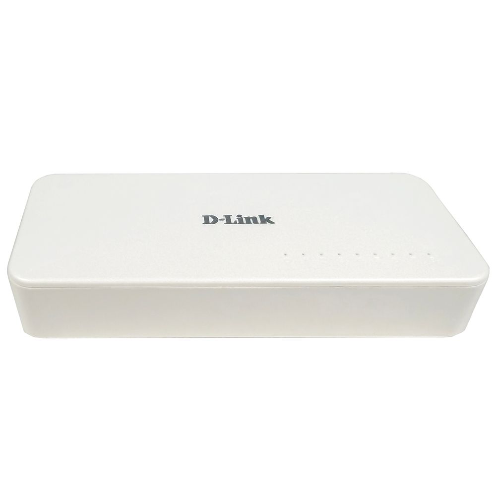 Коммутатор D-LINK DES-1008C/F6/E, неуправляемый, 8×100Мбит/с