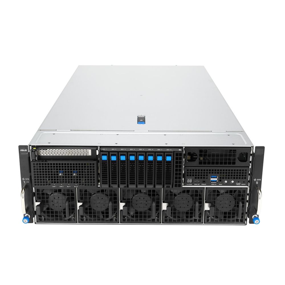 Серверная платформа ASUS 90SF0404-M00ZR0, ESC8000A-E13P, 4U, 2x SP5, 24x DDR5
