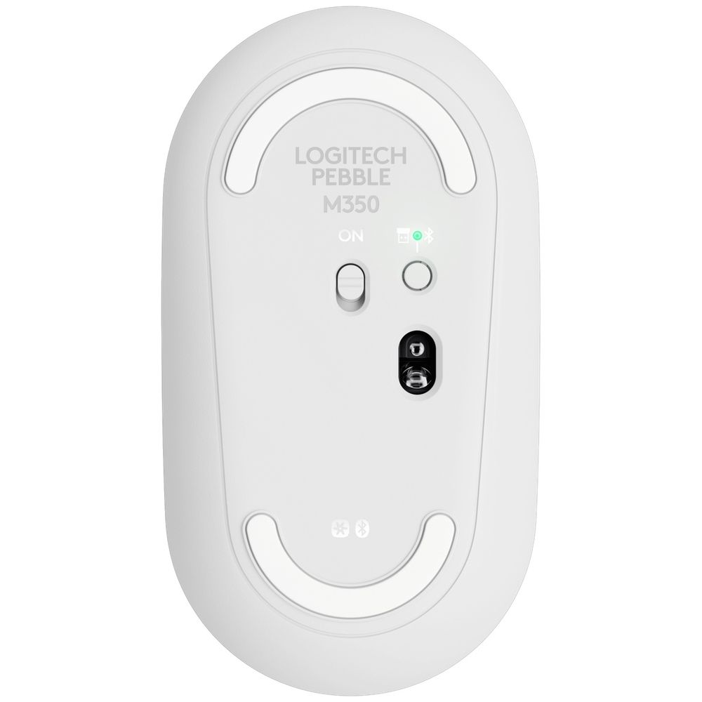 Беспроводная компактная мышь Logitech Pebble M350, off-white