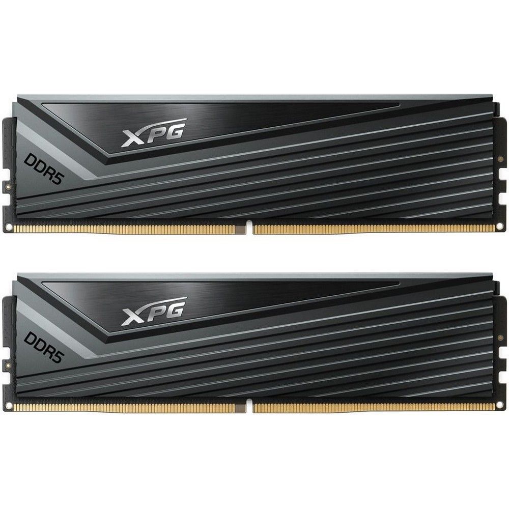 Оперативная память XPG Caster, DDR5, 32Gb (2x16GB), 6400MHz, CL32, DIMM, с радиаторами, черный