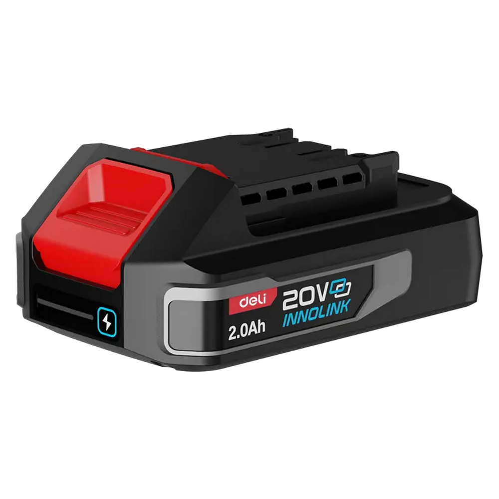 Аккумулятор Deli DL-DC20A2 (2А*ч, 20В, Li-ion) (DE-DC20A2)