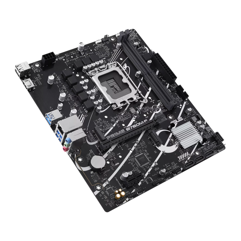 Материнская плата ASUS PRIME B760M-F LGA1700 mATX 2xDDR5 PCIEx16 PCIEx1 2xM.2 HDMI GLAN