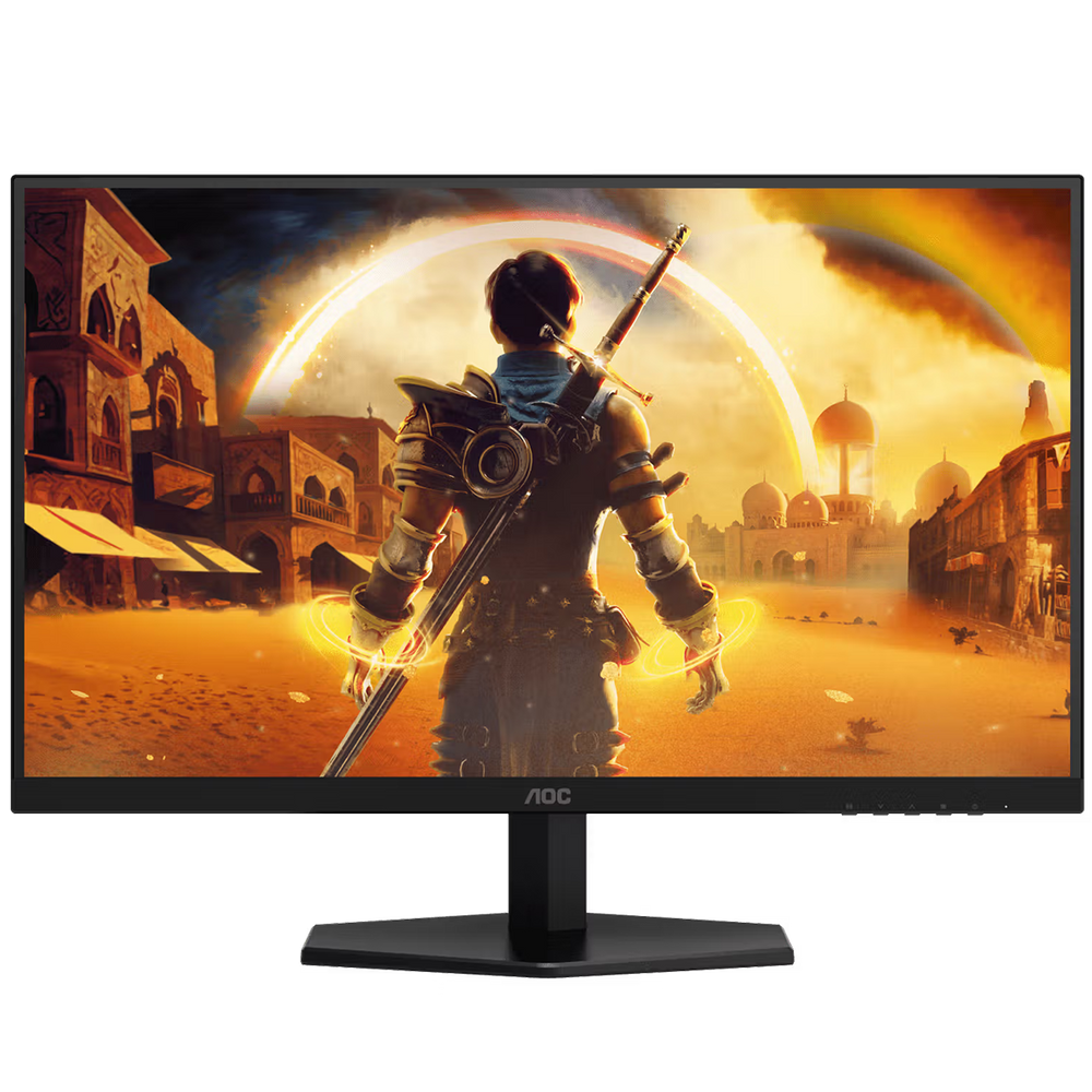 Монитор 27" AOC Q27G42HE IPS 2560x1440, 180 Гц, 0.5 мс, 16:9, 350 кд/м², HDMI 2.0, DP 1.4, 3.5 Jack, HDR10, G-Sync, Adaptive-Sync, черный/красный