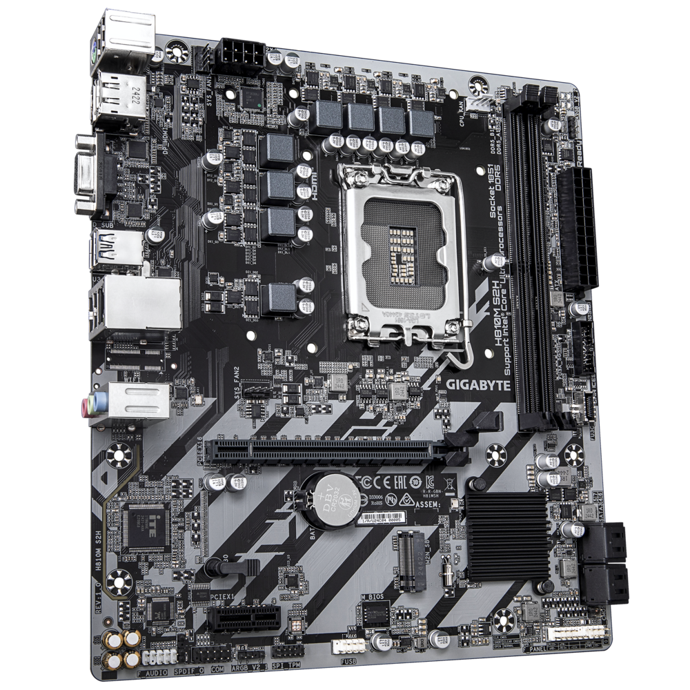 Материнская плата Gigabyte H810M S2H,