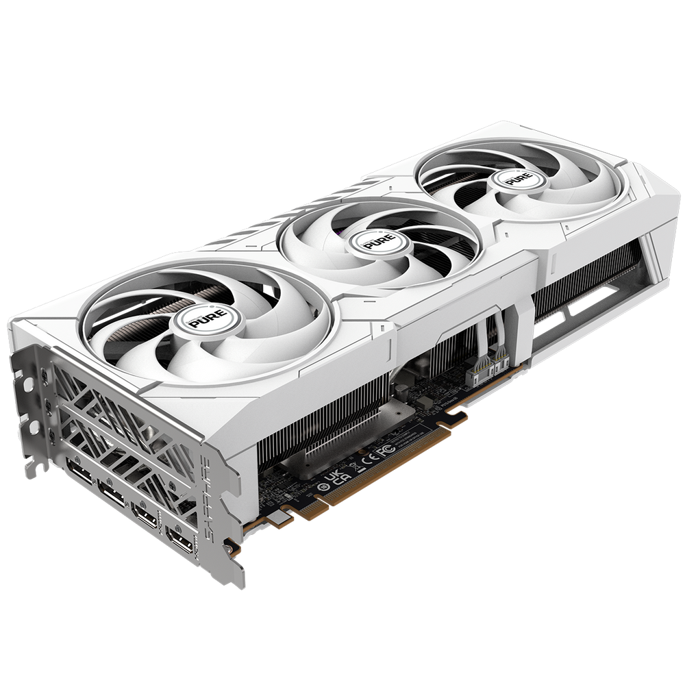 Видеокарта Sapphire RX9070 PURE OC 16GB GDDR6 256bit 2xDP 2xHDMI 3FAN RTL