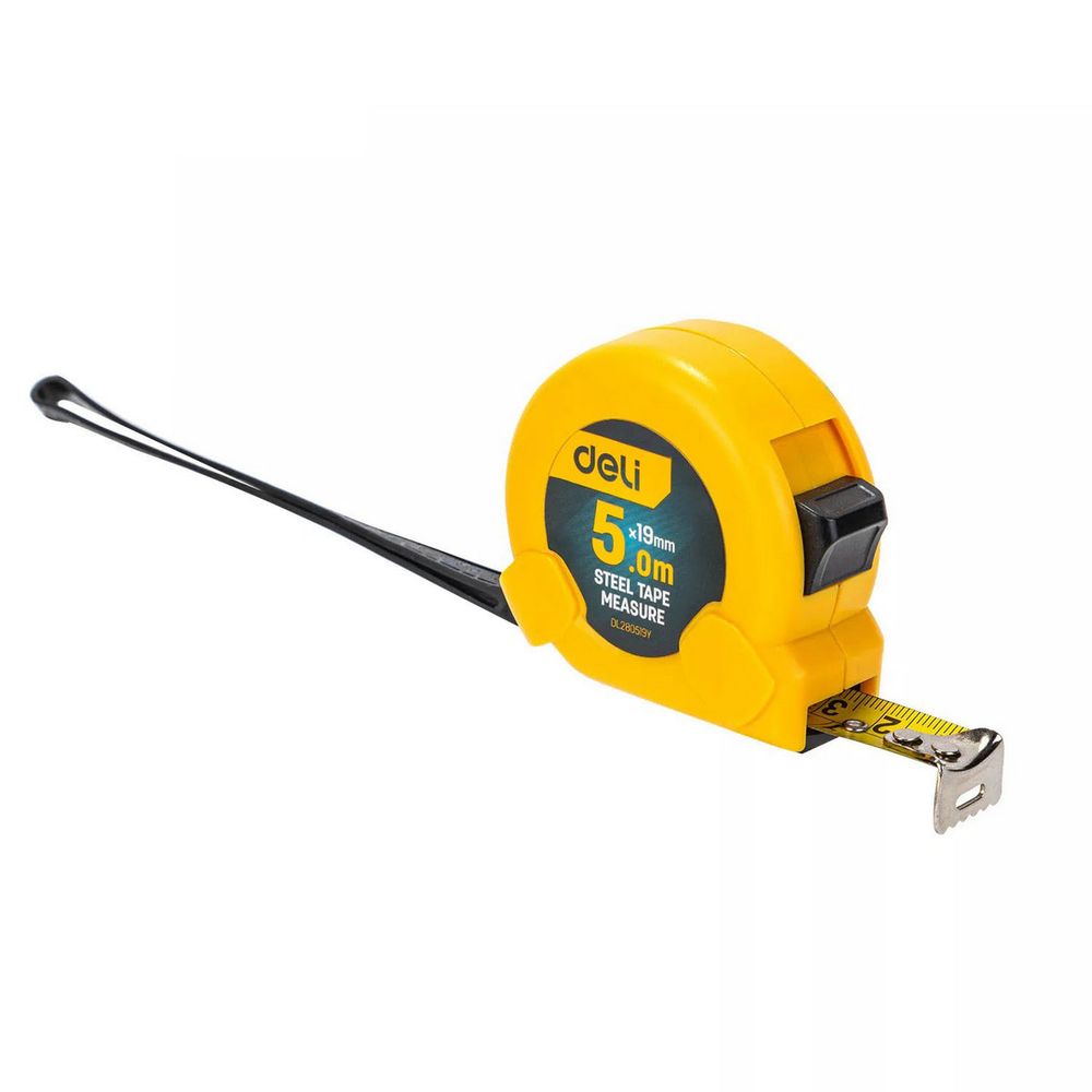 Рулетка Deli DL280519  5м*19мм, метрическая