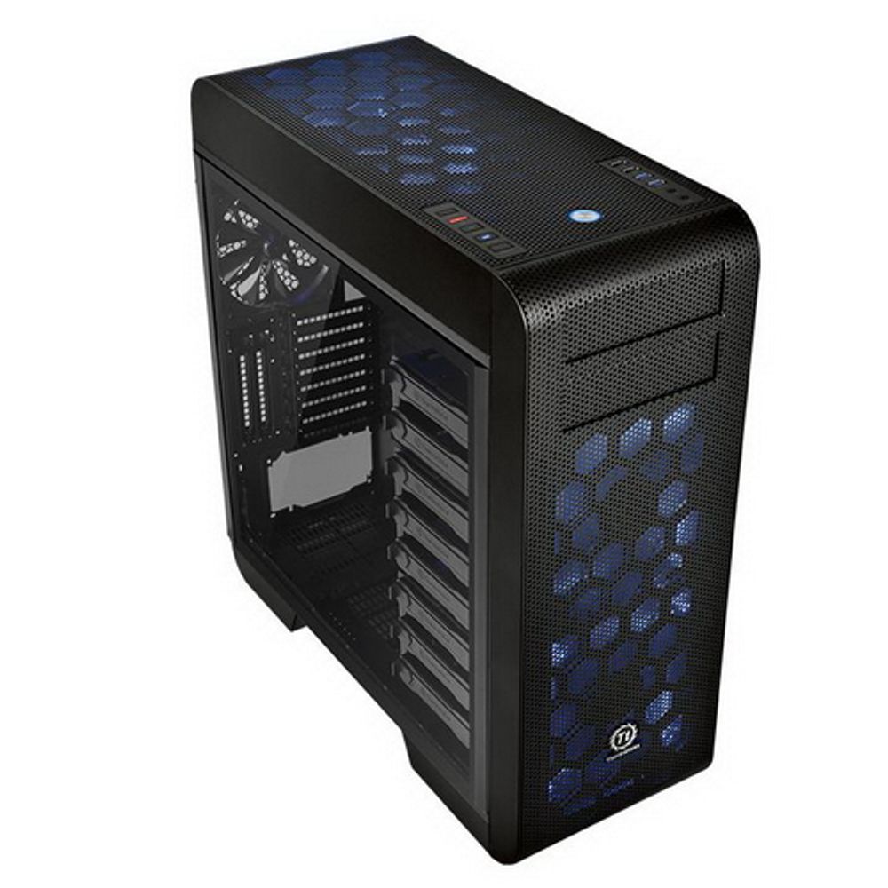 Корпус Thermaltake Core V71 TG (407788) Bad Pack CA-1B6-00F1WN-04 /Black/Win/SECC/Tempered Glass