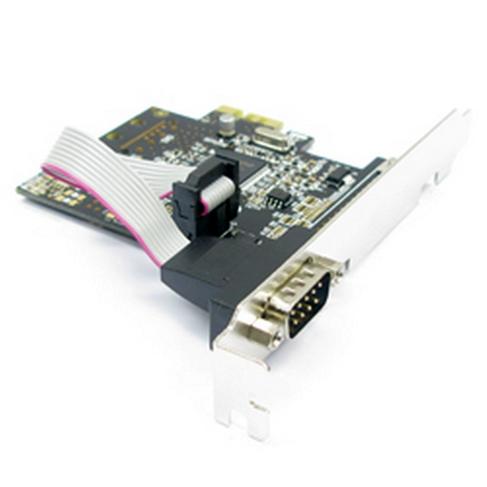 Контроллер Speed Dragon 1S PCI-Express I/O Card, 1-Serial RS232 Port LP планка (FG-EMT03DL-1-BU01) {100}