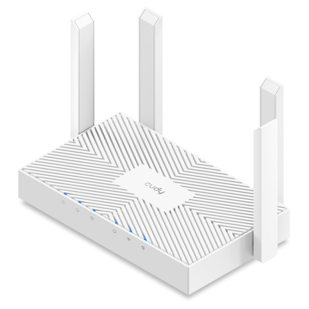 Маршрутизатор CUDY WR1300E AC1200 Gigabit Wi-Fi Router Dual Band, Chipset MediaTek, 3 × 10/100/1000Mbps RJ45 Ports, 4 x 5dBi fixed antennas,  WiFi router/AP/ Repeater/WISP Mode, 802.11ac/a/b/g/n, 867Mbps at 5GHz + 300Mbps at 2.4GHz, DDNS, WiFi Schedule, IPv6,  WPS,WPA3, IPTV, WOL, T