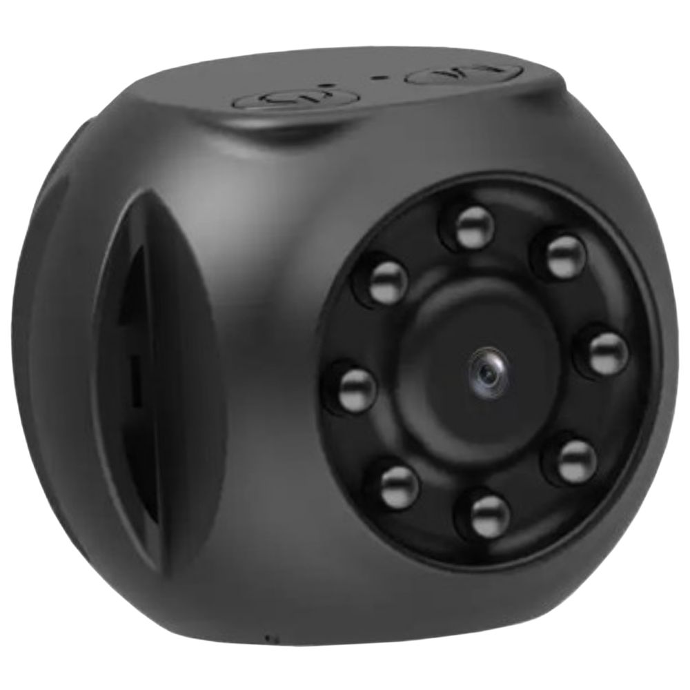 Камера видеонаблюдения SmartiNext WiFi мини, с аккумулятором и приложением MyLiveCam, черная MinicameraWiFi разрешение 1920 х 1080 Full HD, приложение АРР: MyLiveCam, Аккумулятор 400 мАч, поддержка карт памяти до 128 Гбайт,  размер 35х35х41 мм