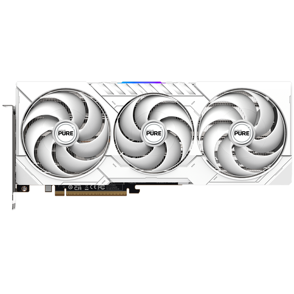 Видеокарта Sapphire RX9070 PURE OC 16GB GDDR6 256bit 2xDP 2xHDMI 3FAN RTL