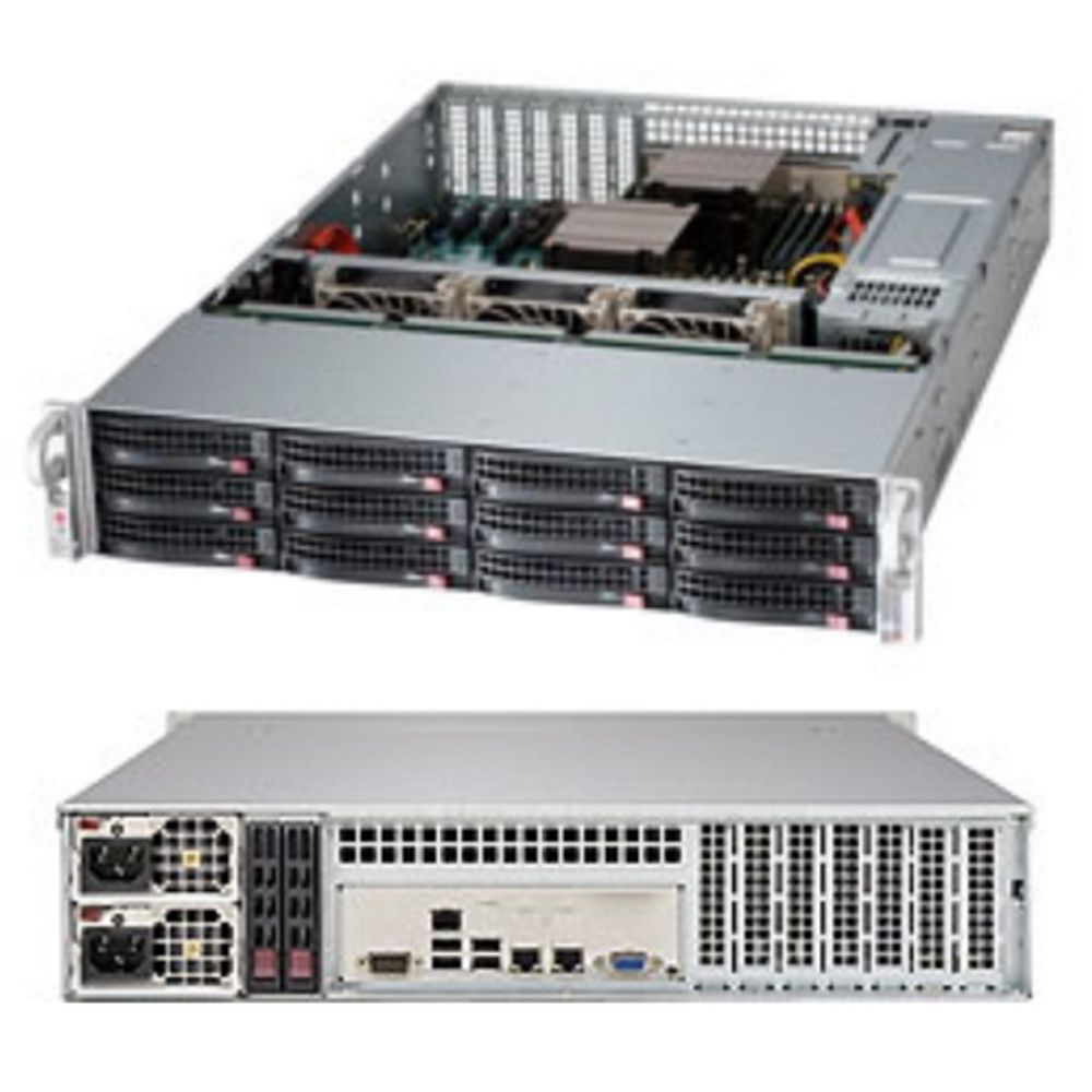 Платформа системного блока SuperMicro SSG-6028R-E1CR12L X10DRH-IT, CSE-826BTS-R920LPBP-1