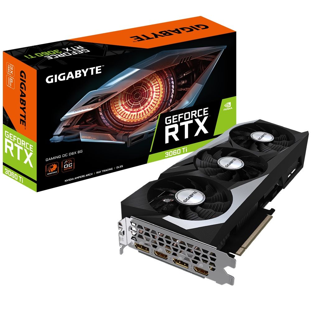 Видеокарта Gigabyte N306TXGAMING OC-8GD PCIE16 256 GDDR6X 1665/19000 HDMIx2 DPx2 HDCP