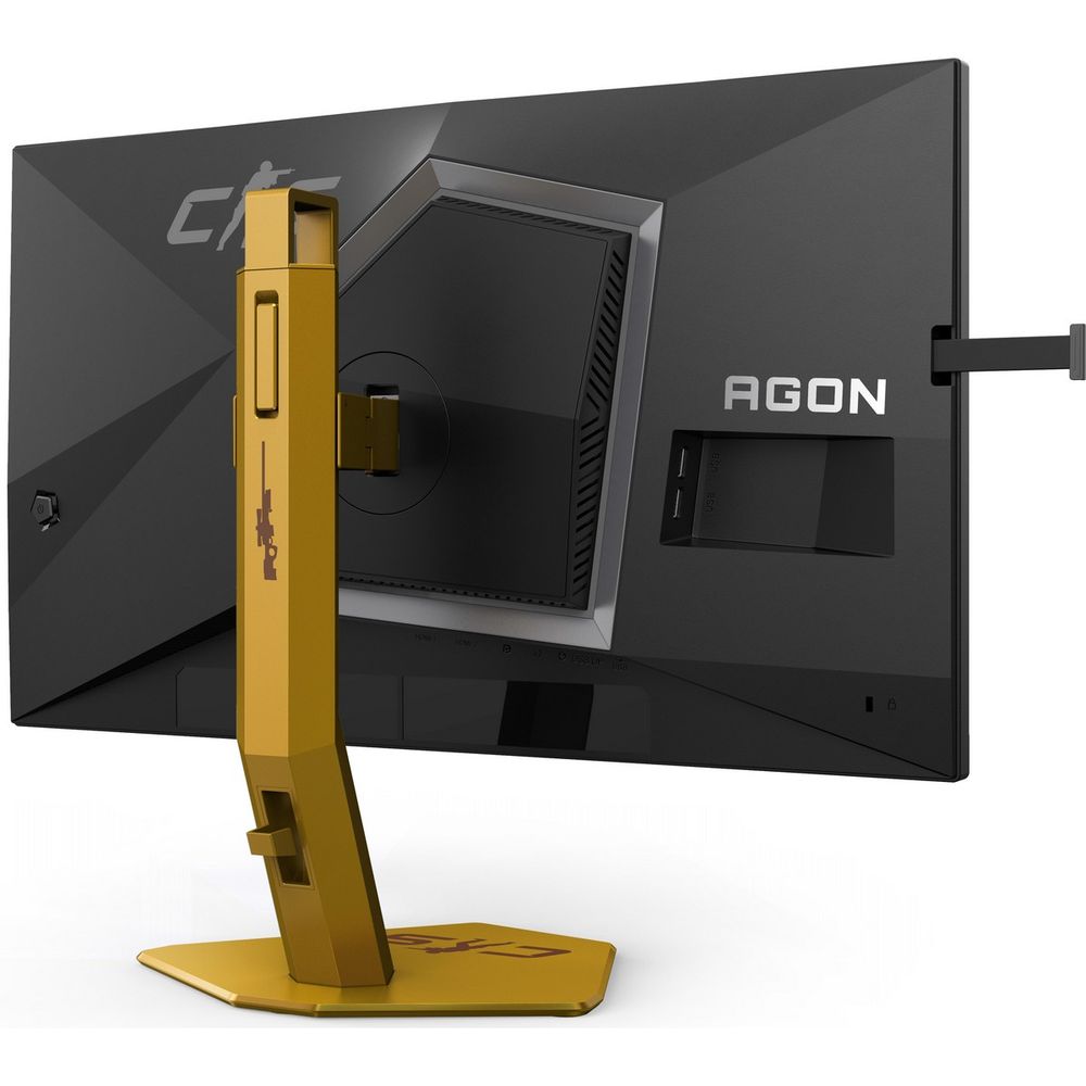 Монитор 24.1" AOC AGON CS24A  TN, 1920x1080, 600Hz, 0,5ms, 500сd/m, 1000:1, HDR10 | 2xHDMI(2.1), DP(1.4), 4xUSB 3.2 | HAS, Pivot, Swivel, InPSU, Speakers, Vesa 100, Black/Orange
