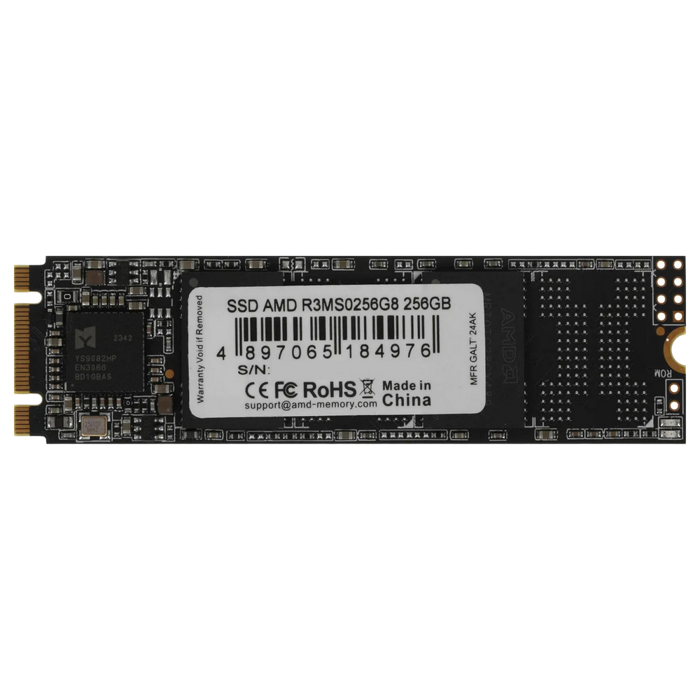 Твердотельный накопитель SSD AMD Radeon M2.2280 256GB R3 Series