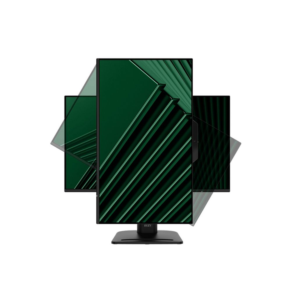 Монитор 27" MSI PRO MP272PMG  IPS, 1920x1080, 120Hz, 4ms, 300сd/m, 1500:1, HDR | VGA, HDMI(1.4b), DP(1.2a), 2xUSB2.0 | HAS, Pivot, Swivel, InPSU, Speakers, Cam, Vesa 100, Black