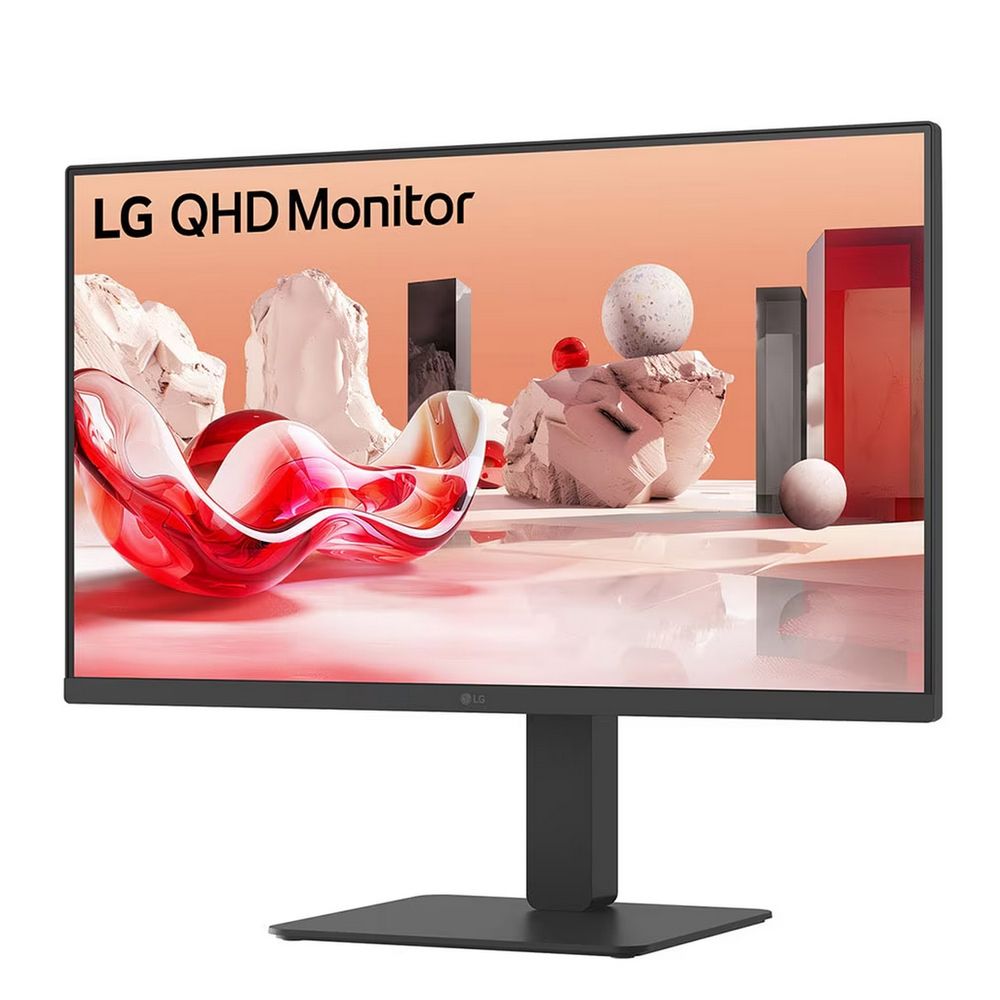 Монитор 27" LG 27BA65QB-B  IPS, 2560x1440, 75Hz, 5ms, 350сd/m, 1000:1, HDR10 | 2xHDMI(2.0), DP(1.4) | HAS, Pivot, Swivel, InPSU, Speakers, Vesa 100, Black