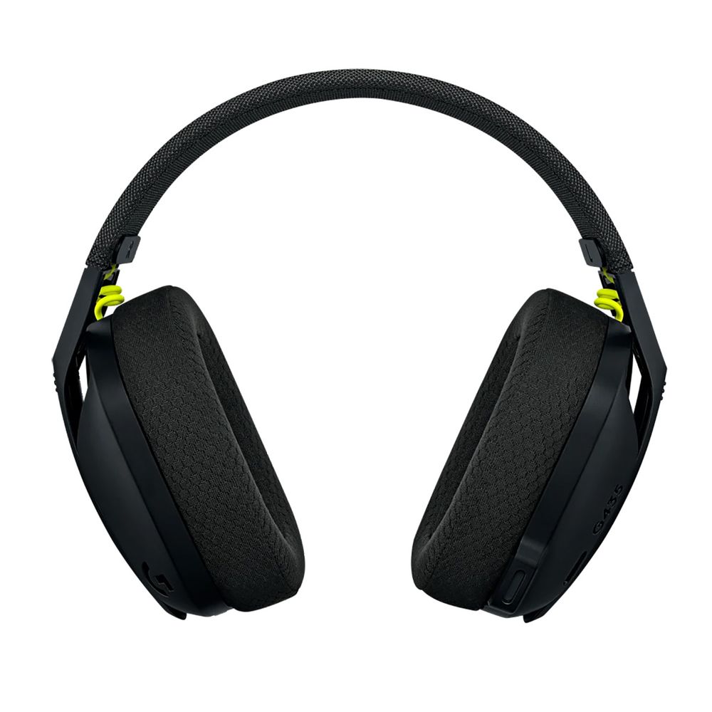 Гарнитура игровая Logitech G435 Black черная, беспроводная, накладной тип, дифузоры 40мм, 20 Гц - 20 кГц, USB Lightspeed + Bluetooth, кабель для зарядки USB-C - USB-A