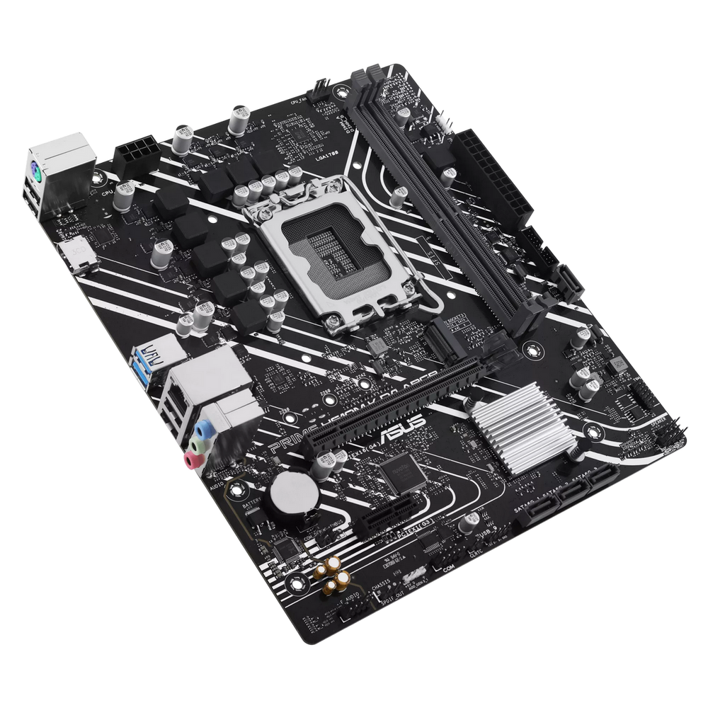 Материнская плата ASUS PRIME H610M-K D4 ARGB LGA1700 mATX 2xDDR4 PCIEx16 PCIEx1 M.2 HDMI GLAN