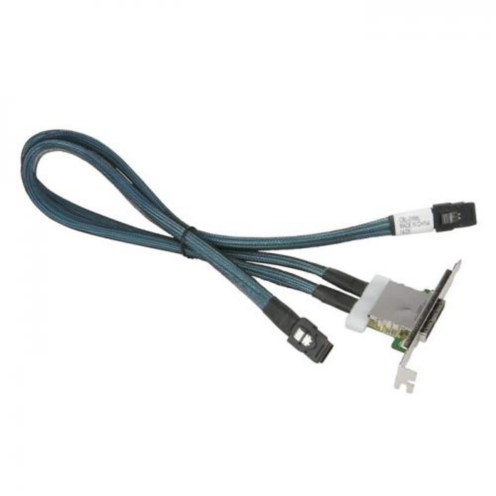 Кабель SuperMicro CBL-0168L 66/59CM 2 PORT EXT IPASS TO INT IPASS